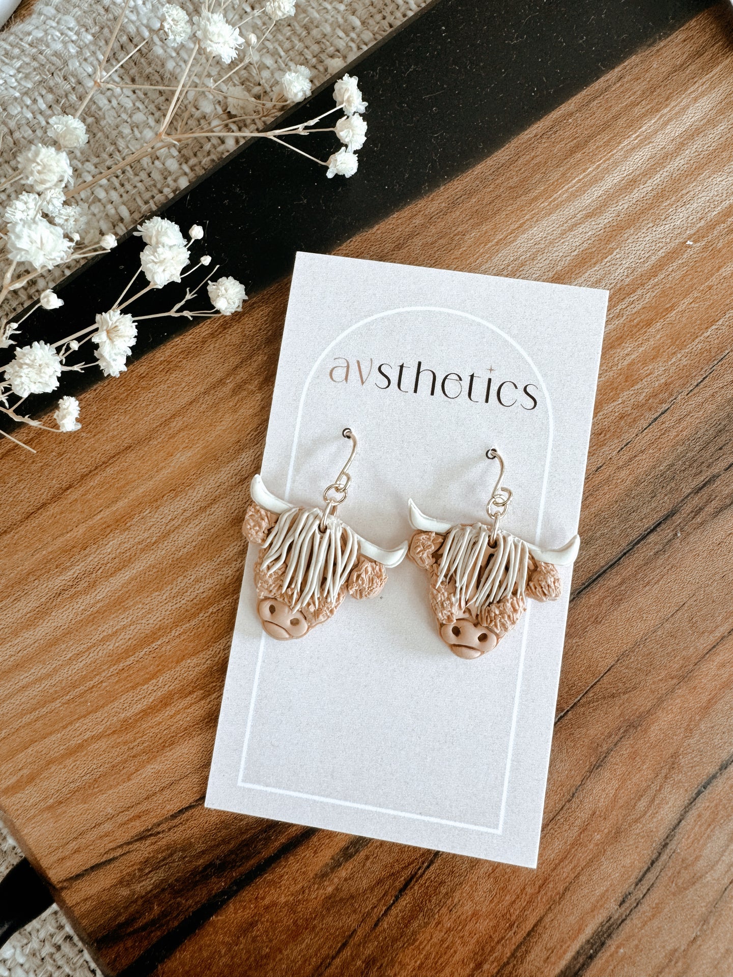 Highland Cow Dangles